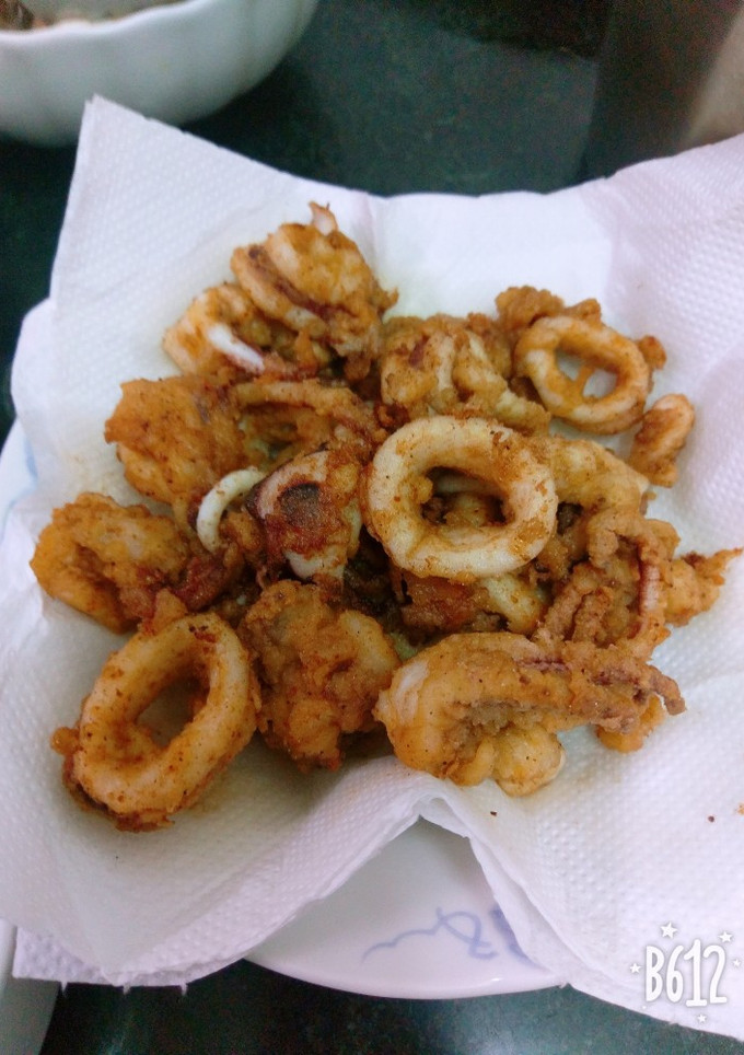 香脆魷魚 的食譜成品照片