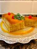 Tarantella de manzana sin gluten