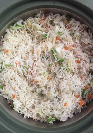 A picture of Veg fried rice.