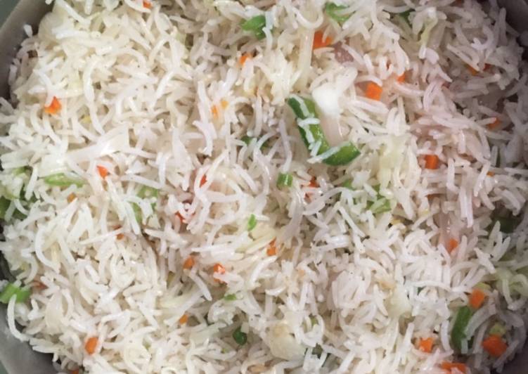 How to Prepare Homemade Veg fried rice