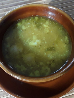 A picture of Sig's Leftover Chicken Soup.