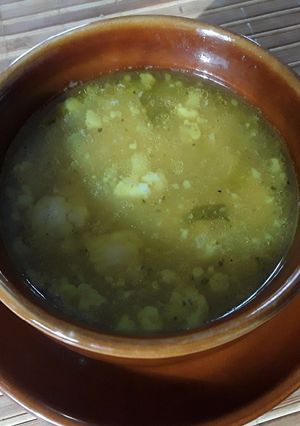 A picture of Sig's Leftover Chicken Soup.