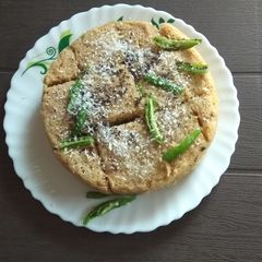 A picture of Wheat flour khaman dhokla.