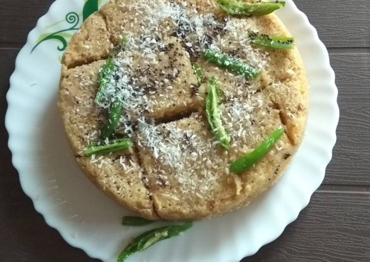 Easiest Way to Make Perfect Wheat flour khaman dhokla