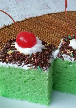 Foto resep Cake Pandan Kukus Ny. Liem