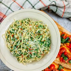 A picture of Spinach Riccotta Pasta.