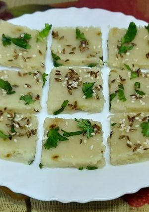 A picture of Instant Dhokla.
