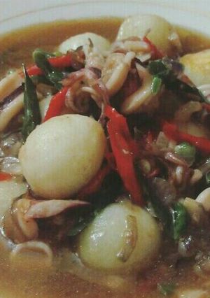 Foto resep Tumis Cumi Telur Puyuh Saus Tiram-Ala Anak Kos