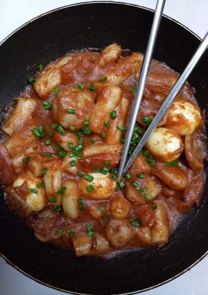 Foto resep Tteokbokki homemade