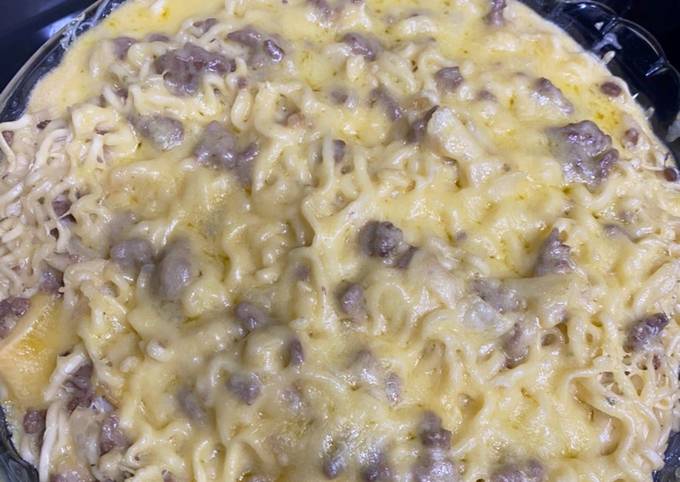 Macaroni schotel mie sederhana dan simpel