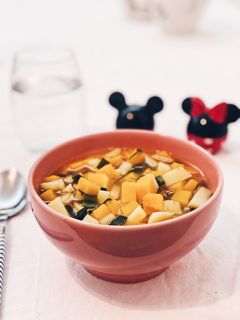 Una foto de Sopa vegana