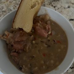A picture of Ham and Bean Stew.