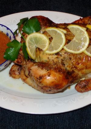 A picture of Italian-Style Roast Chicken, Jon's Way.