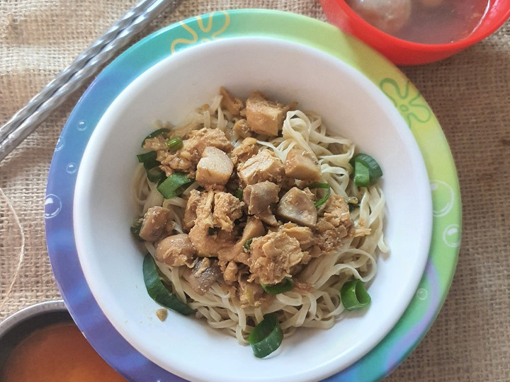 Resep Bakmi ayam jamur GM ala fe Enak Dan Mudah