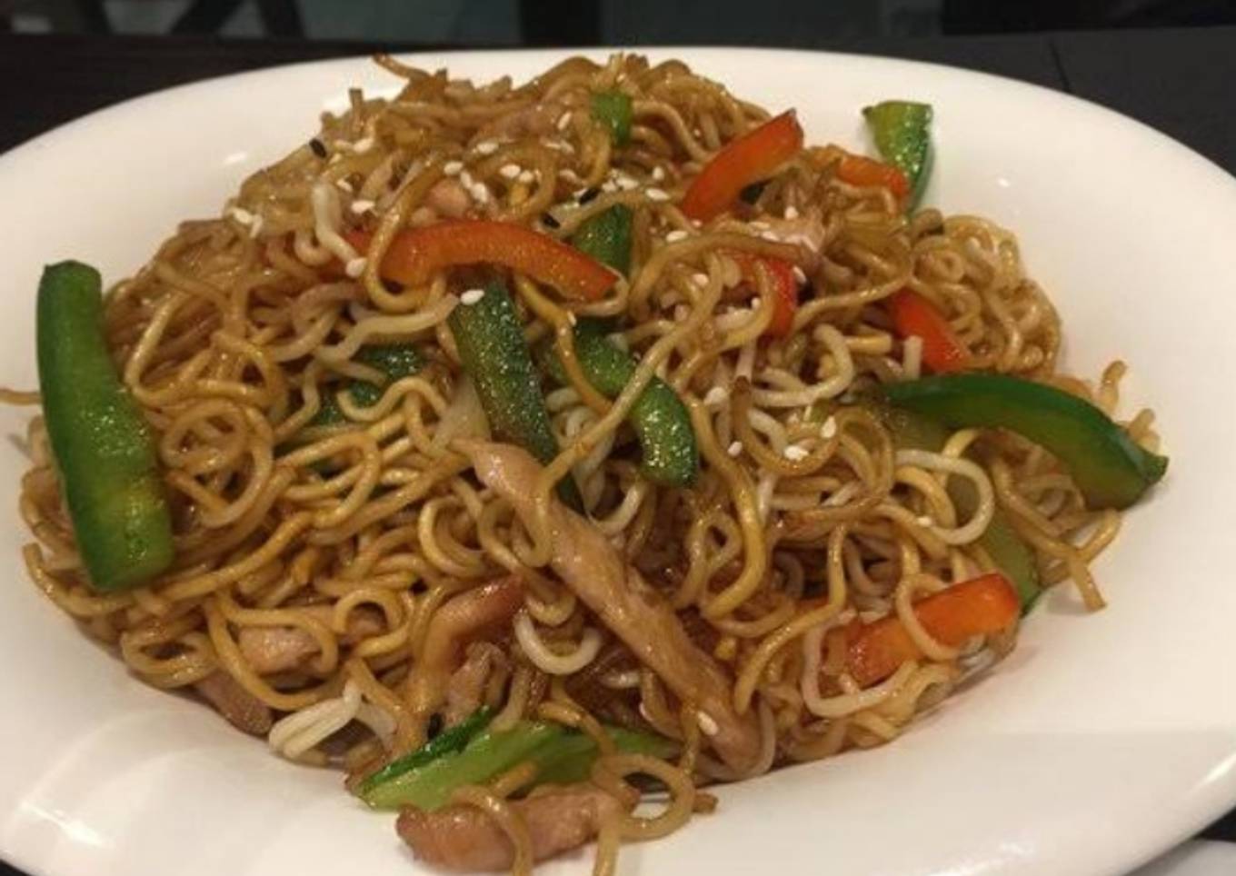 Yakisoba chicken
