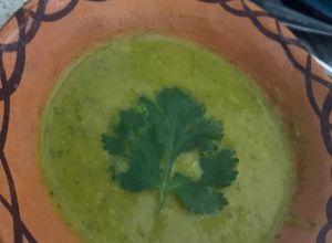 Una foto de Crema de verduras sin lácteos