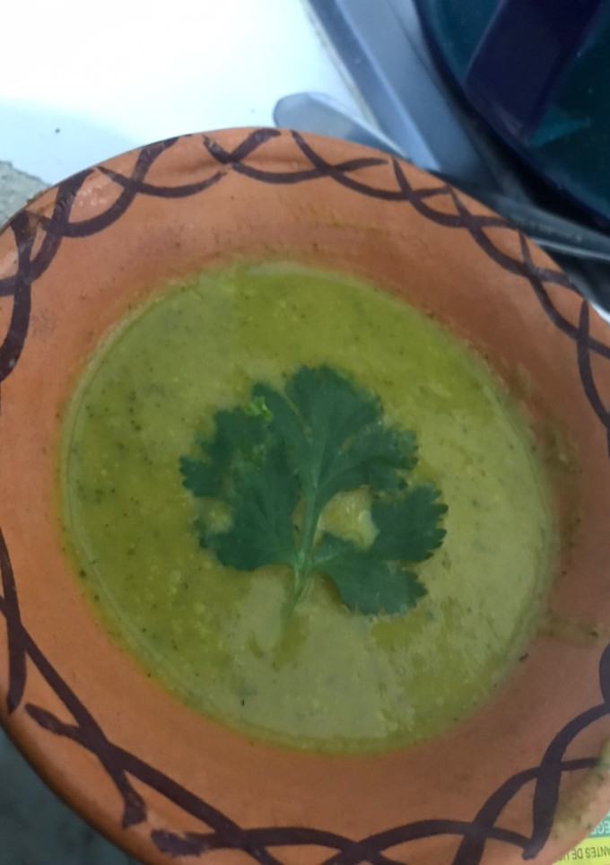Una foto de Crema de verduras sin lácteos