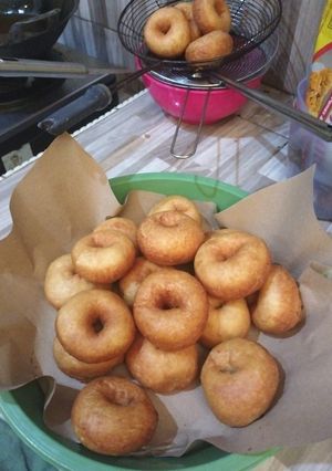 Foto resep Donat tanpa telur & kentang