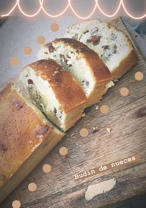 Una foto de Budín de nueces
