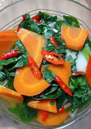 Foto resep Sayur bening daun katuk dan sawi putih