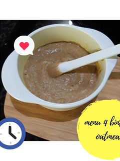 Foto resep Mpasi 6m+ oatmeal
