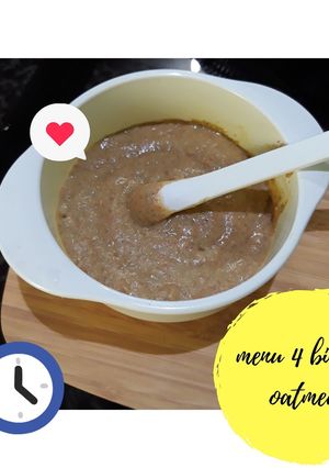 Foto resep Mpasi 6m+ oatmeal