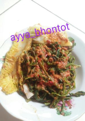 Foto resep Rujak kangkung tegal