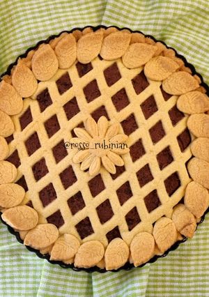 Foto di Crostata con crema di castagne
