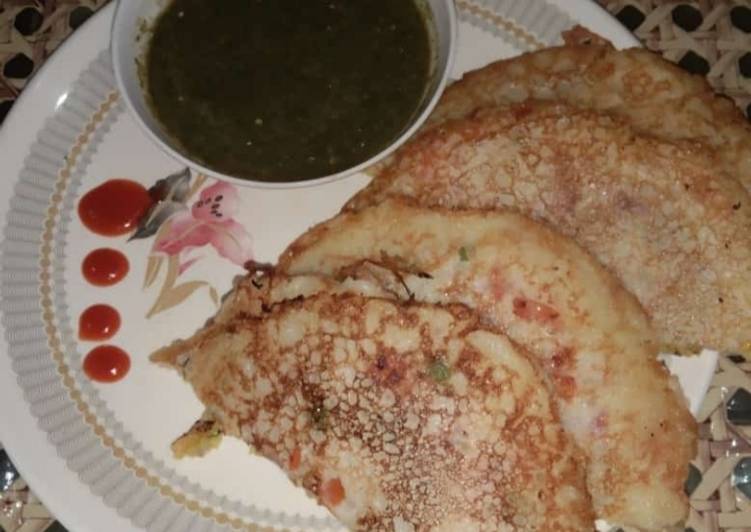 Recipe of Sooji chilla in 32 Minutes for Mom