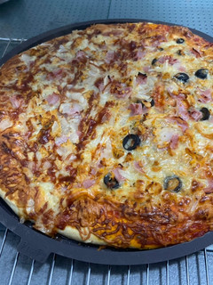 Una foto de Pizza esponjosa