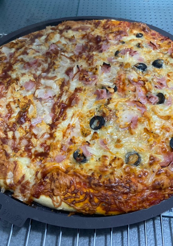 Una foto de Pizza esponjosa