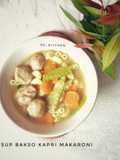 Sup Bakso Kapri Makaroni