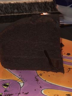 Una foto de Bizcocho de cacao y naranja sin gluten y sin lactosa