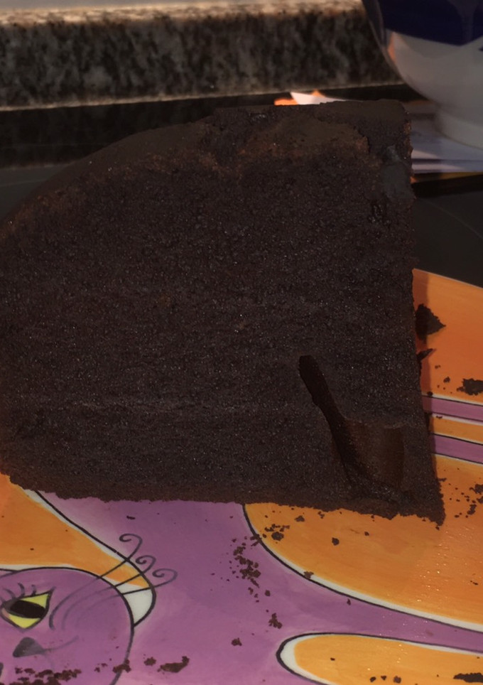 Una foto de Bizcocho de cacao y naranja sin gluten y sin lactosa