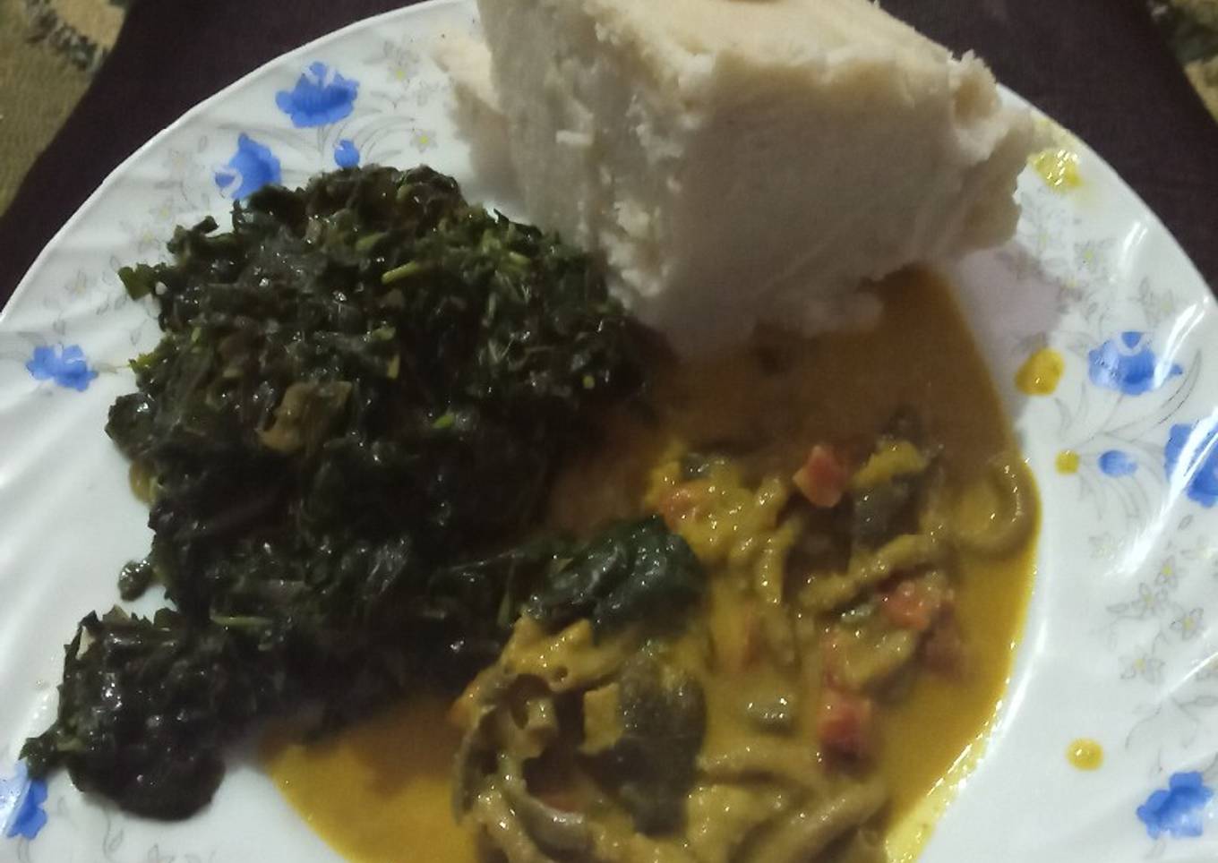 Coconut tripe(matumbo) stew