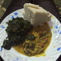 A picture of Coconut tripe(matumbo) stew.