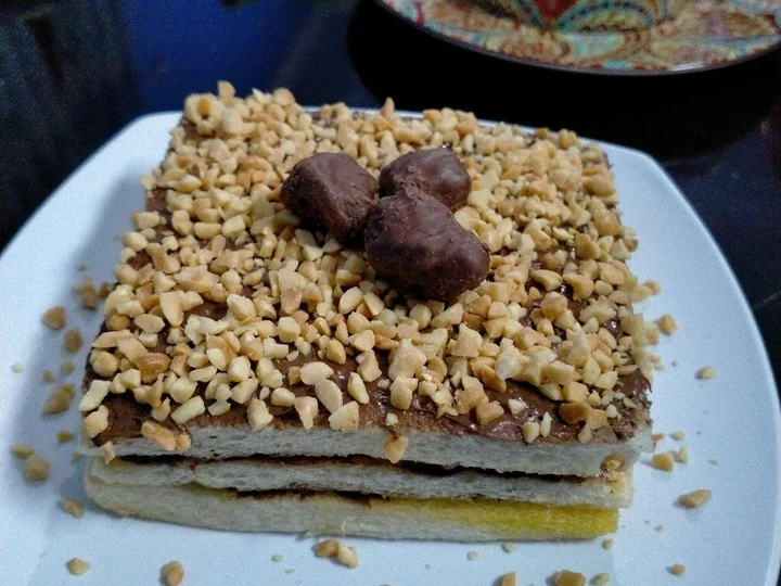 Langkah Mudah untuk Membikin Resep Roti panggang teflon Nutella yang Bisa Manjain Lidah Anti Ribet, Mantap