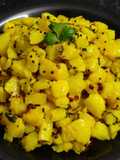 Dry Potato Curry (suki bhaji)