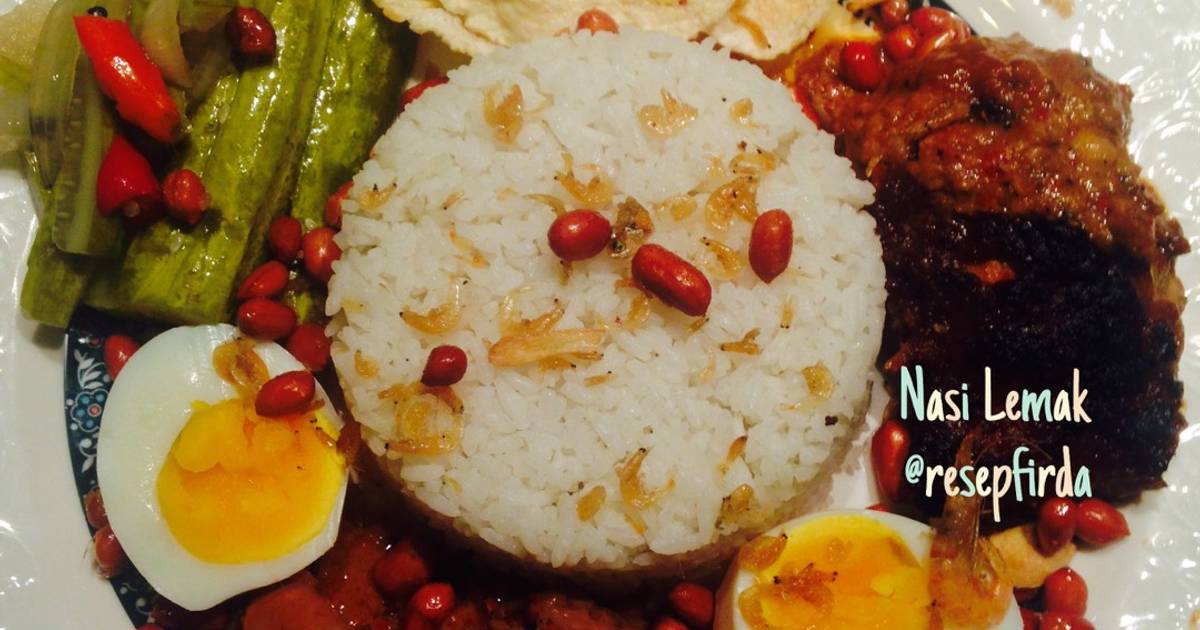 Resep Nasi Lemak Ayam Percik Tadika Puri oleh Firda@home 