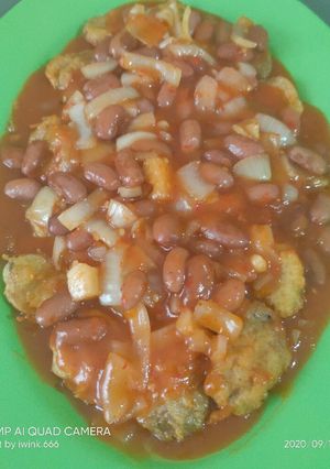 Foto resep Jamur Tepung Kacang Merah Saus Tomat
