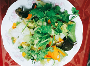 Hình của món Rau củ xào chay.