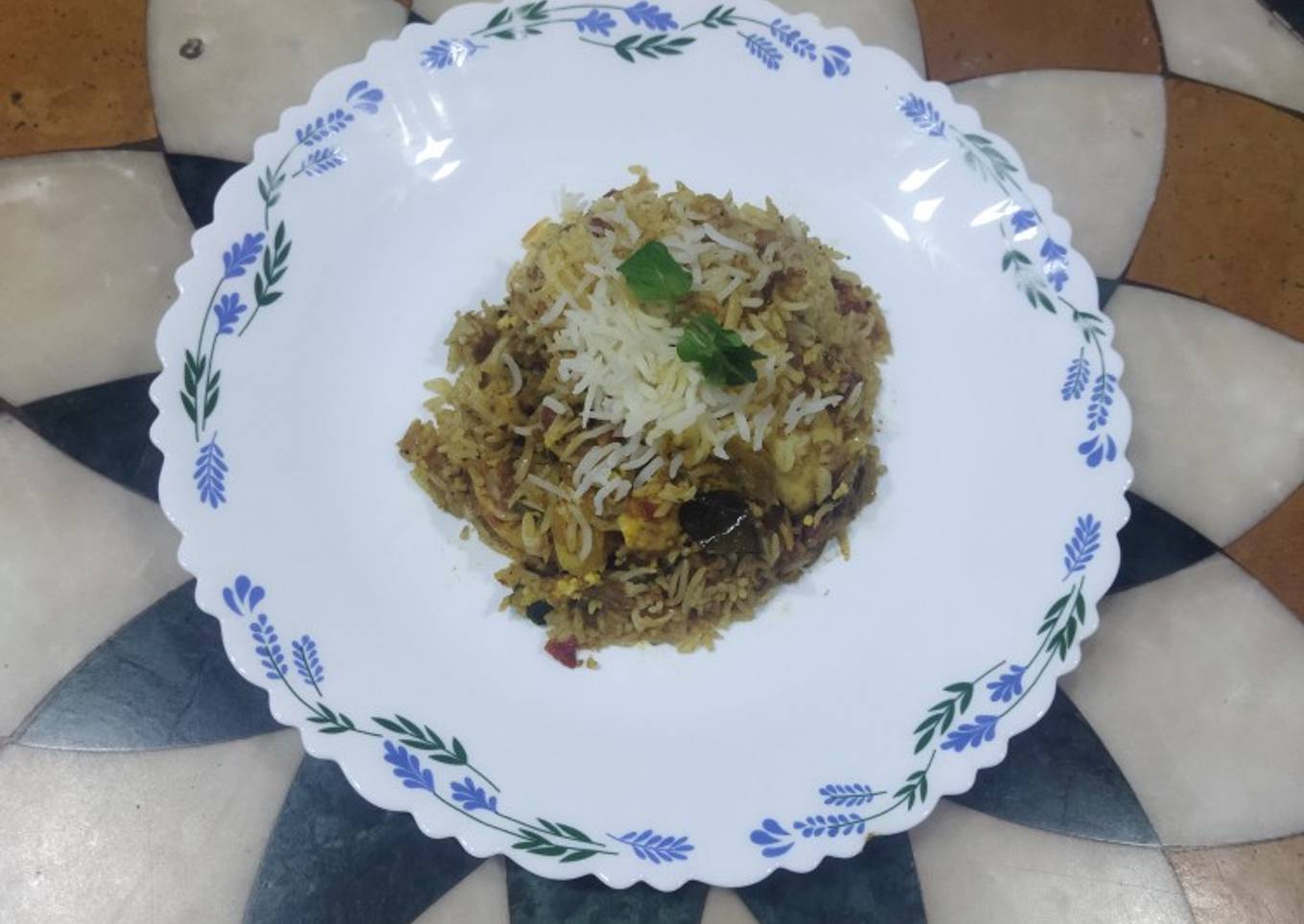 Egg biryani