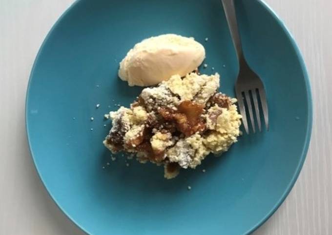 Steps to Make Super Quick Homemade Apple Crumble