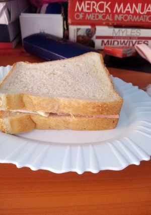 A picture of Beef brawn sandwich #recipemarathon.