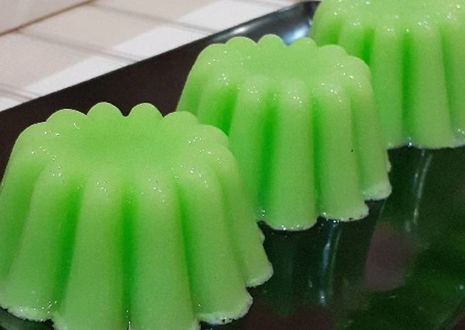 Puding Santan Sirup Melon