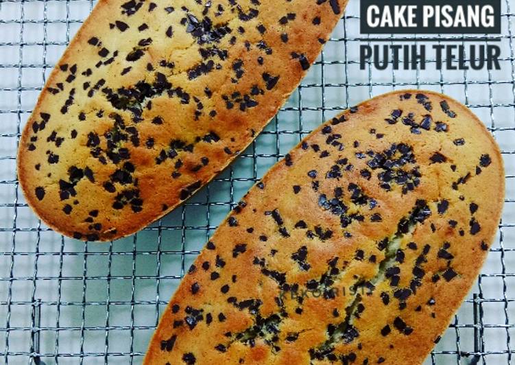 Cake Pisang Putih Telur