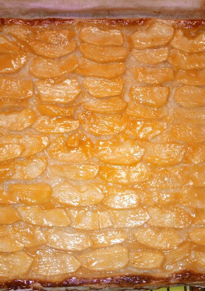 Una foto de Tarta manzana, sencilla