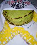 Tortillas con nopal y espinaca