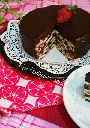 Foto resep Chocolate Biscuits Cake