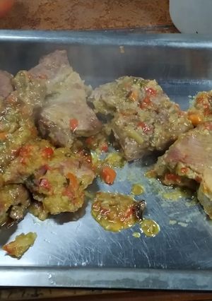 Una foto de Bondiola de cerdo a la mostaza